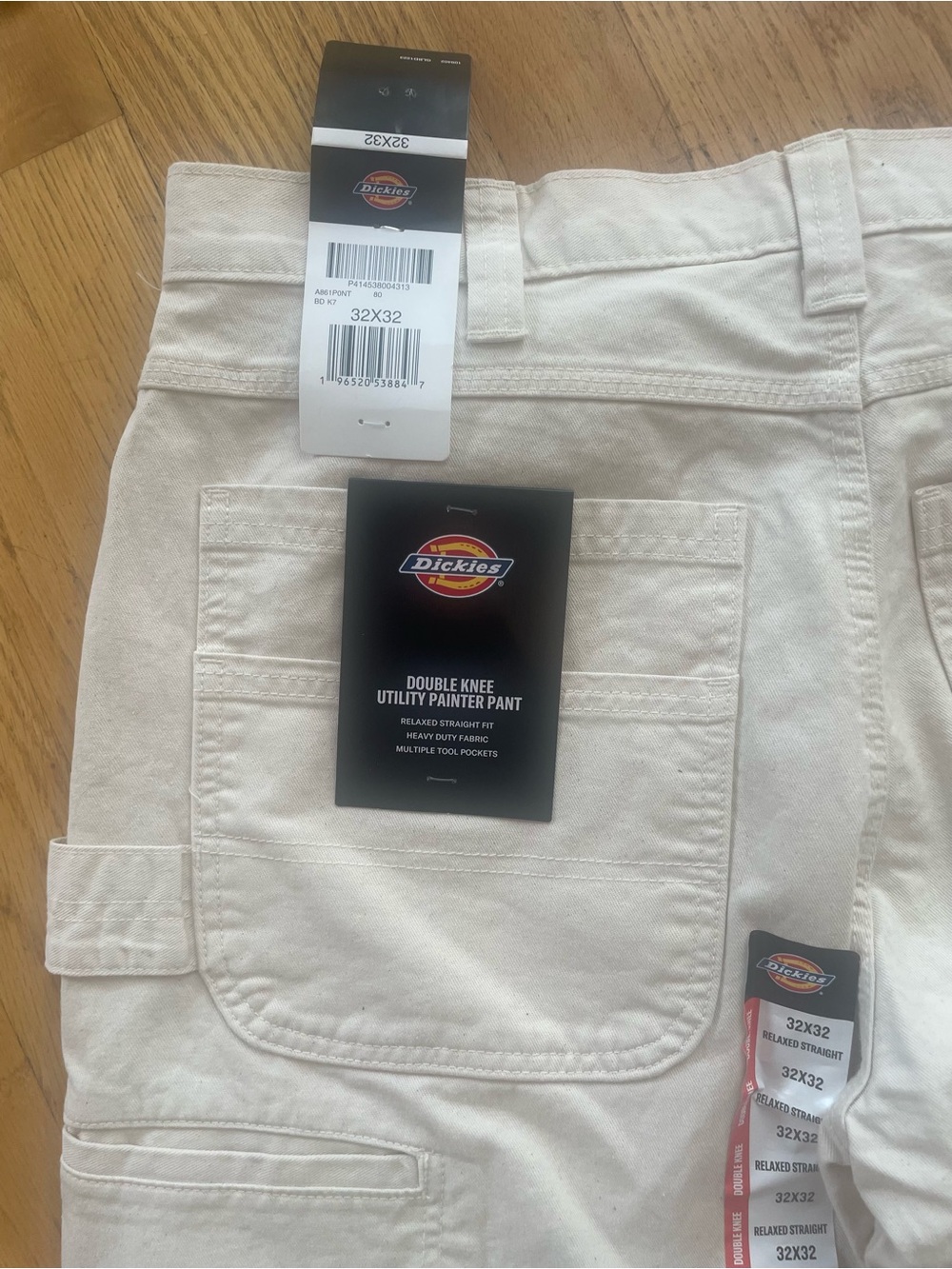 Dickies Natural White Men's Painter Pants - Picture 5 of 6
